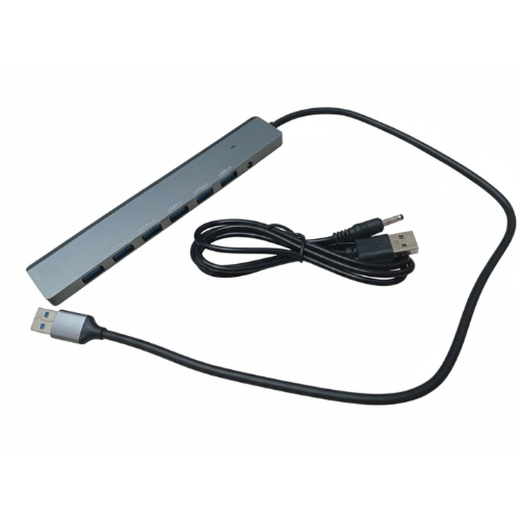 USB Hub 7 Portlu 2 In 1 Hızlı Veri Aktarımı Ofis ve Seyahat İçin
