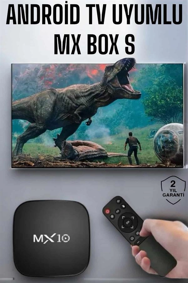 Android TV Box 8 GB 4K Uyumlu Multimedya Cihazı