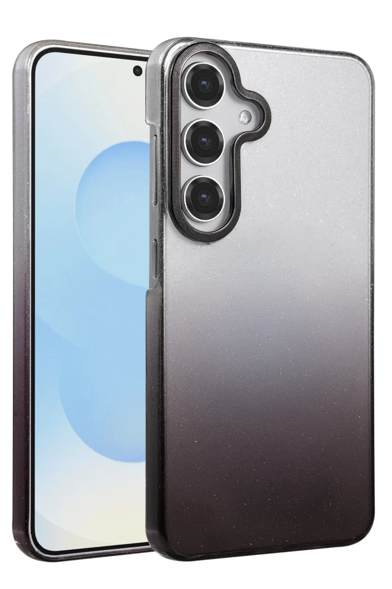 Samsung Galaxy A55 5G Uyumlu Glossy Kapak - Siyah