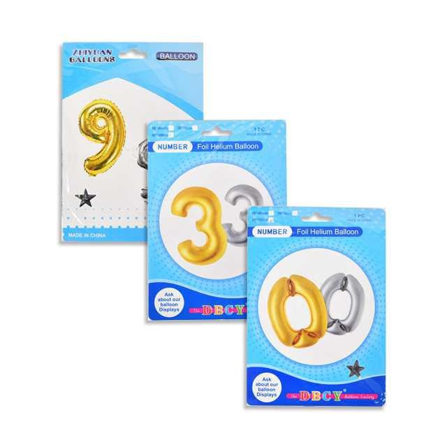 B01.70 Balon Rakam & Harf 1 Adet