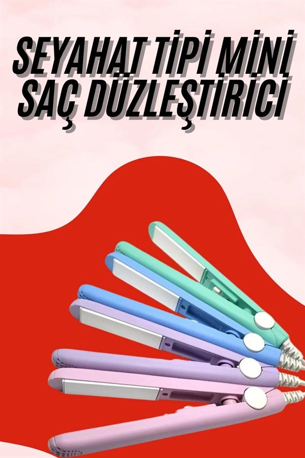 Taşınabilir Saç Düzleştirici Yüksek Isı Seyahat İçin