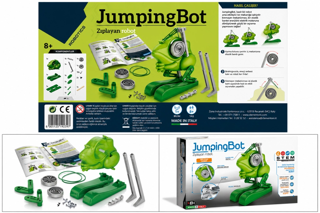 Eğlenceli Robotik Laboratuvar Seti 64956 Jumpingbot +8 Yaş