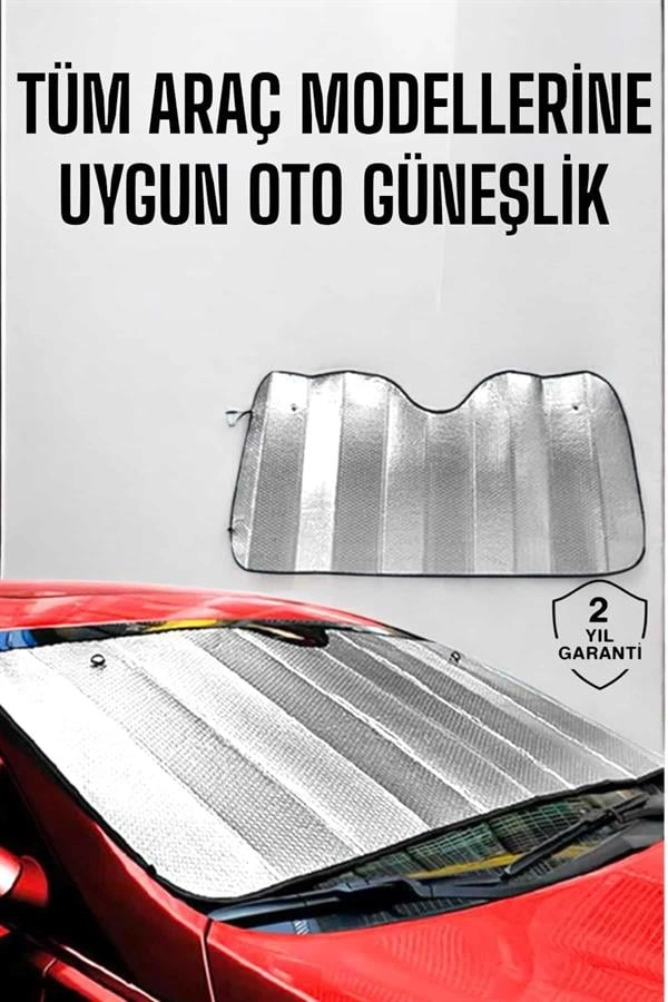 Isı Önleyici Oto Güneşlik Tüm Araç Tipleri İçin