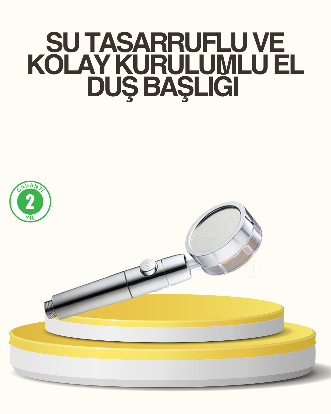 Su Basıncını Artıran Sızdırmaz Duş Başlığı