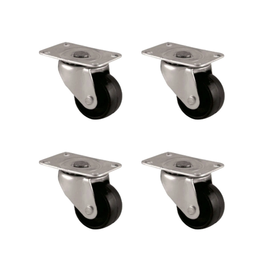 Bilyalı Teker 32MM Siyah 4 Adet