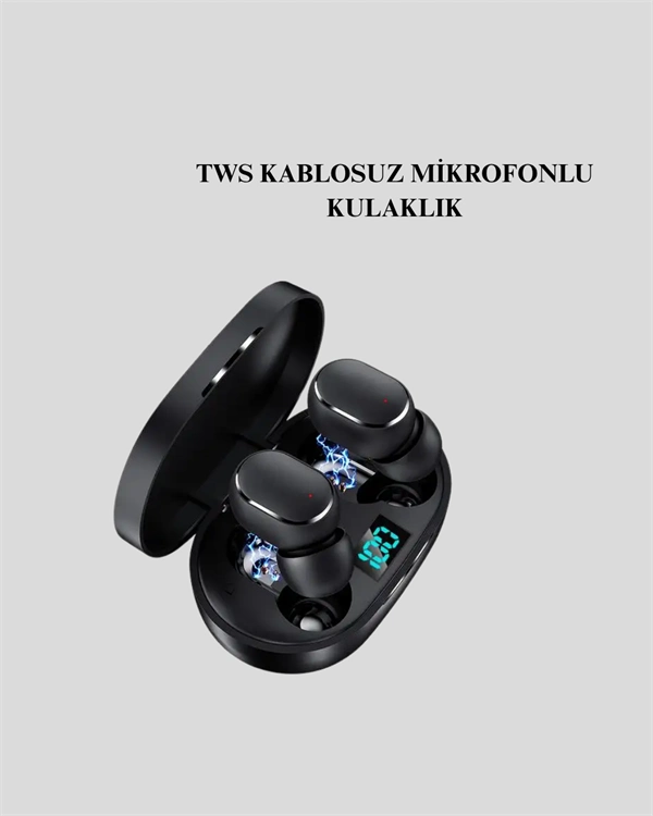 Kesintisiz Dijital Göstergeli Bluetooth Kulaklık TWS