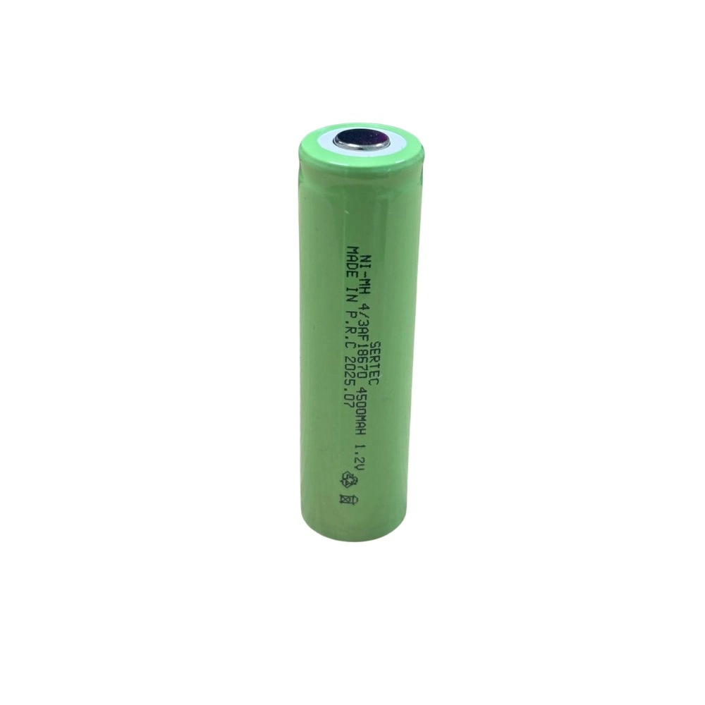 4500 mAh Ni-MH Şarjlı Pil 1.2V Flat Head