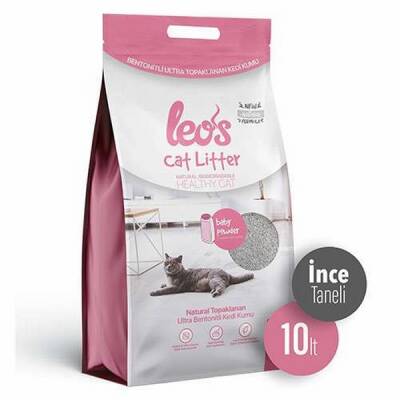 Cat Litter Baby Powder Kokulu İnce Taneli Kedi Kumu 2x10 Lt