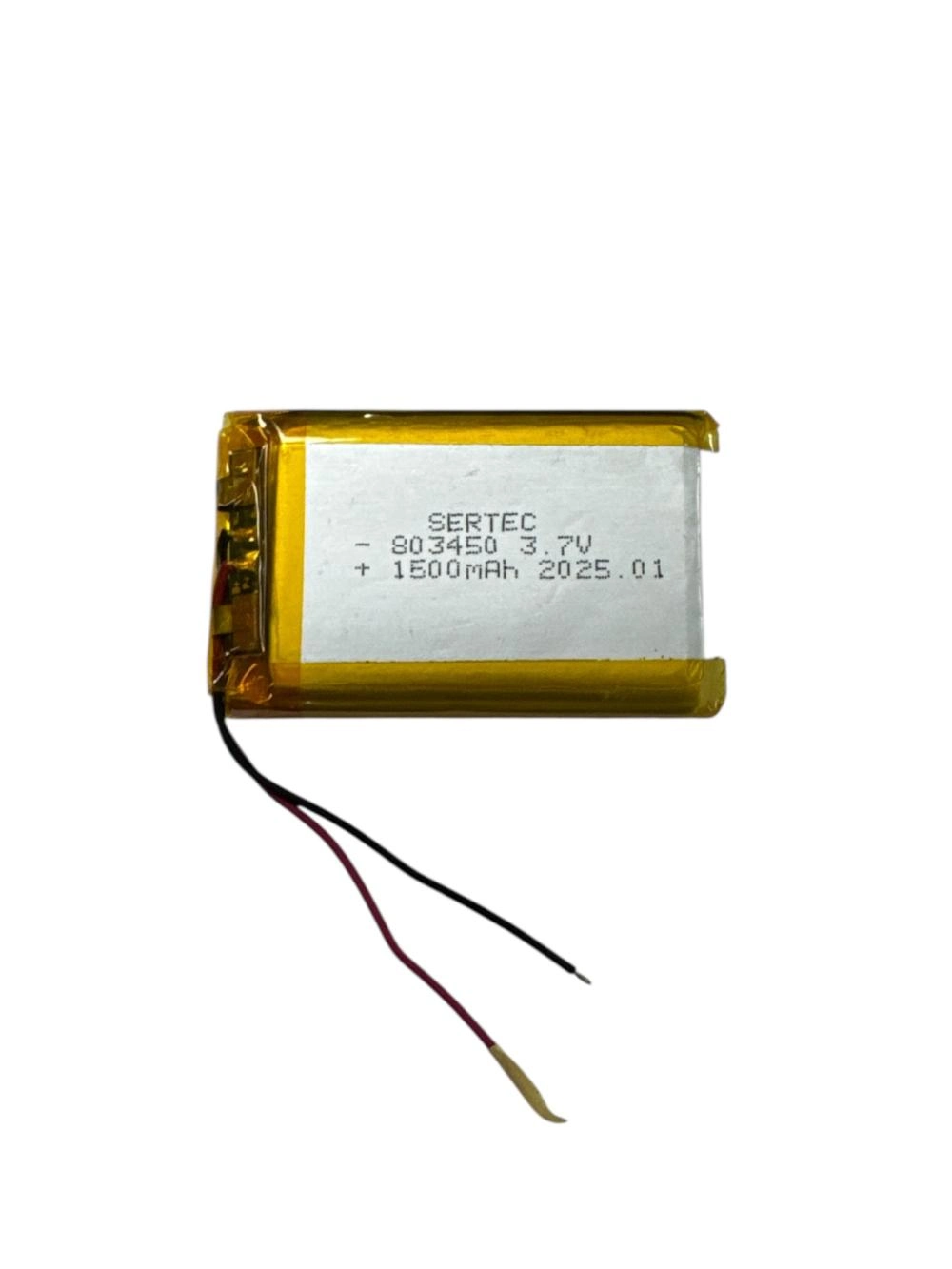 Yüksek Kapasiteli Li-Polymer Pil 3.7V 1500mAh Devreli