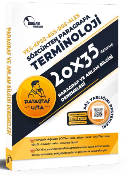 Doktrin Yayınları YKS-KPSS-AGS-DGS-ALES Paragraf 20*35 Deneme
