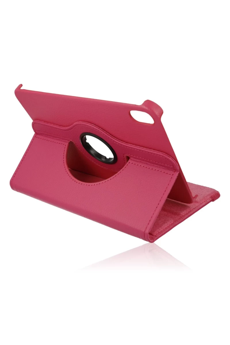 Apple iPad Mini 6 Kılıf 360 Tablet Deri Kılıf - Pembe
