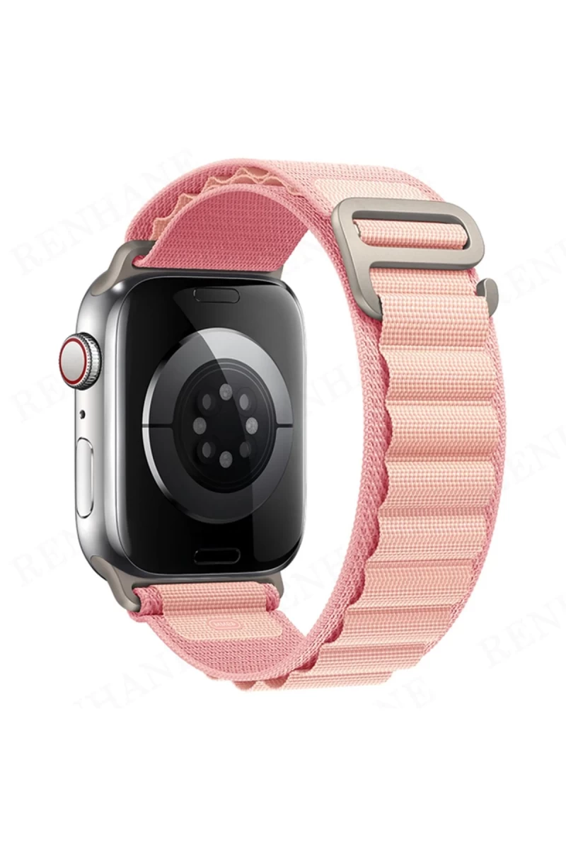 Apple Watch 38mm Uyumlu Mountain Kordon - Pembe