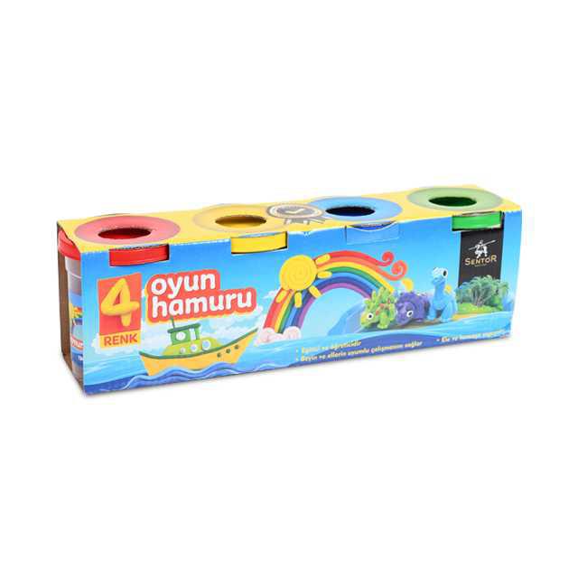 Sentor Se-1401 4 Renk Oyun Hamuru 520gr 1 Adet