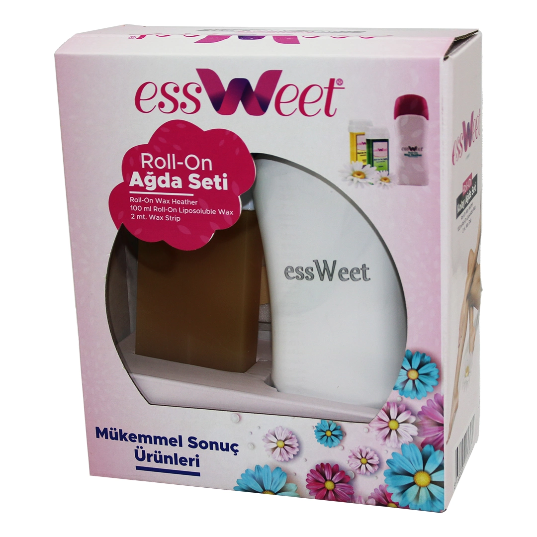Pratik Ağda Seti Isıtıcı Roll-On 100ml ve 2m Ağda Bezi