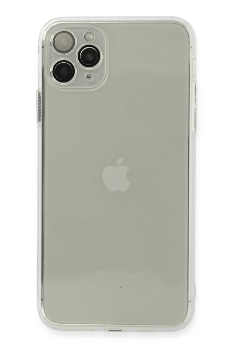 Apple iPhone 11 Pro Max Uyumlu Kılıf Fly Lens Silikon - Şeffaf