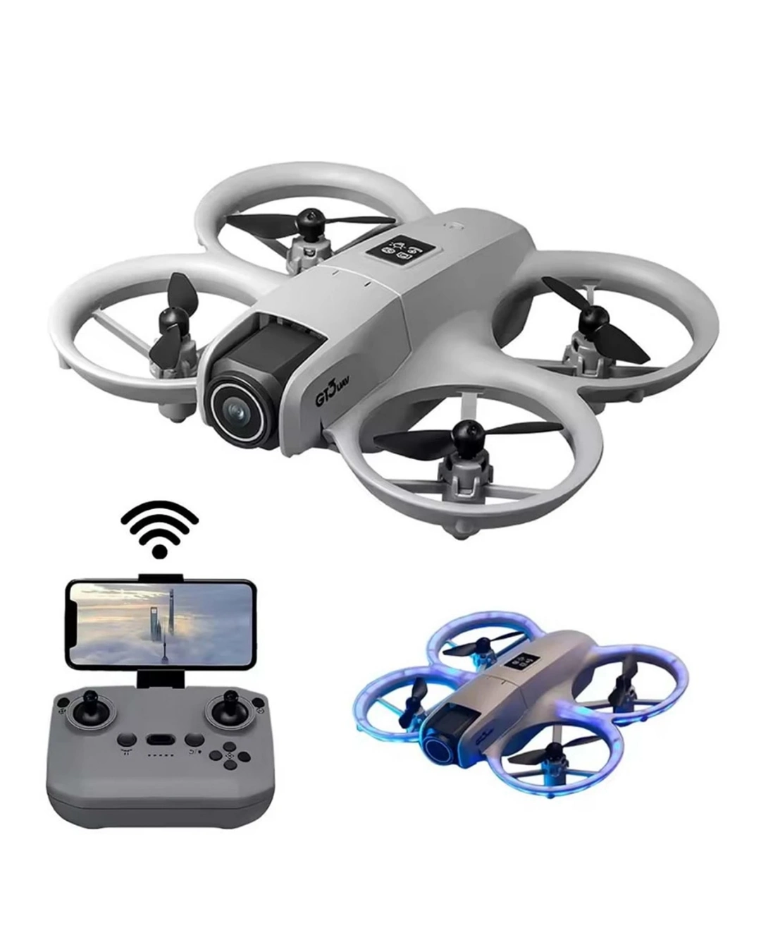 Kompakt Kameralı Drone Engel Algılama ve Headless Mod
