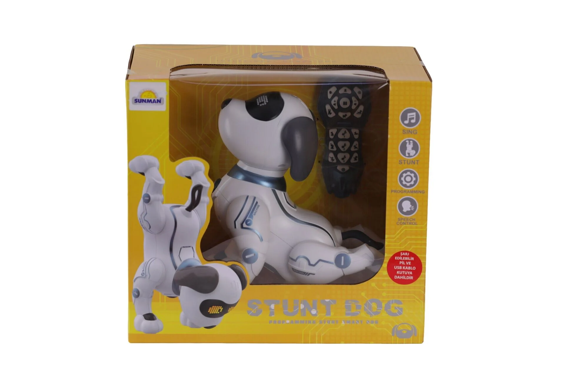 5136 Sun-rst-rc Robot Akrobat Köpek Ff Sesli 3 7V Usb