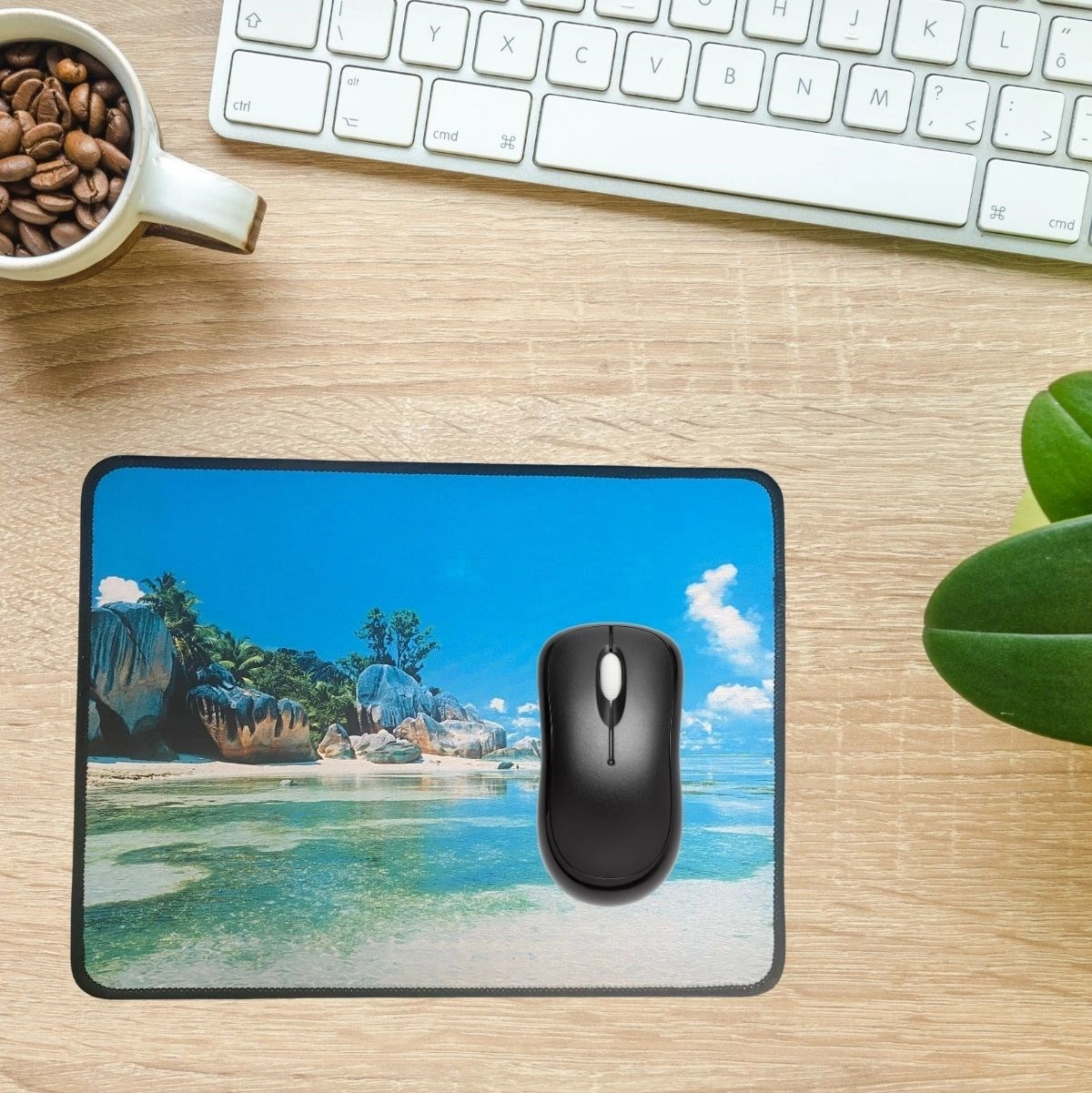 Estetik Manzara Tasarımlı Mouse Pad 25x32 cm Küçük Boy