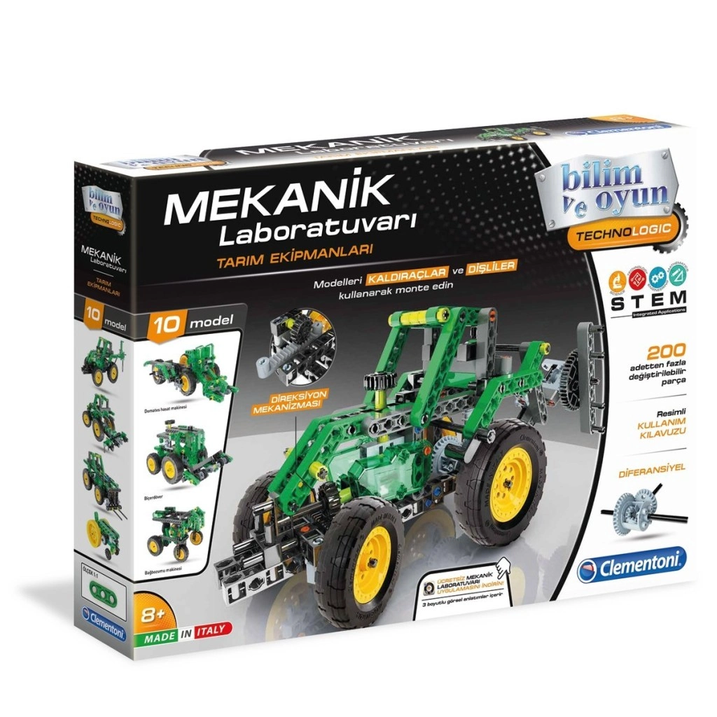 Mekanik Laboratuvar Seti 75082TR Tarım Ekipmanları 8 Yaş ve Üzeri