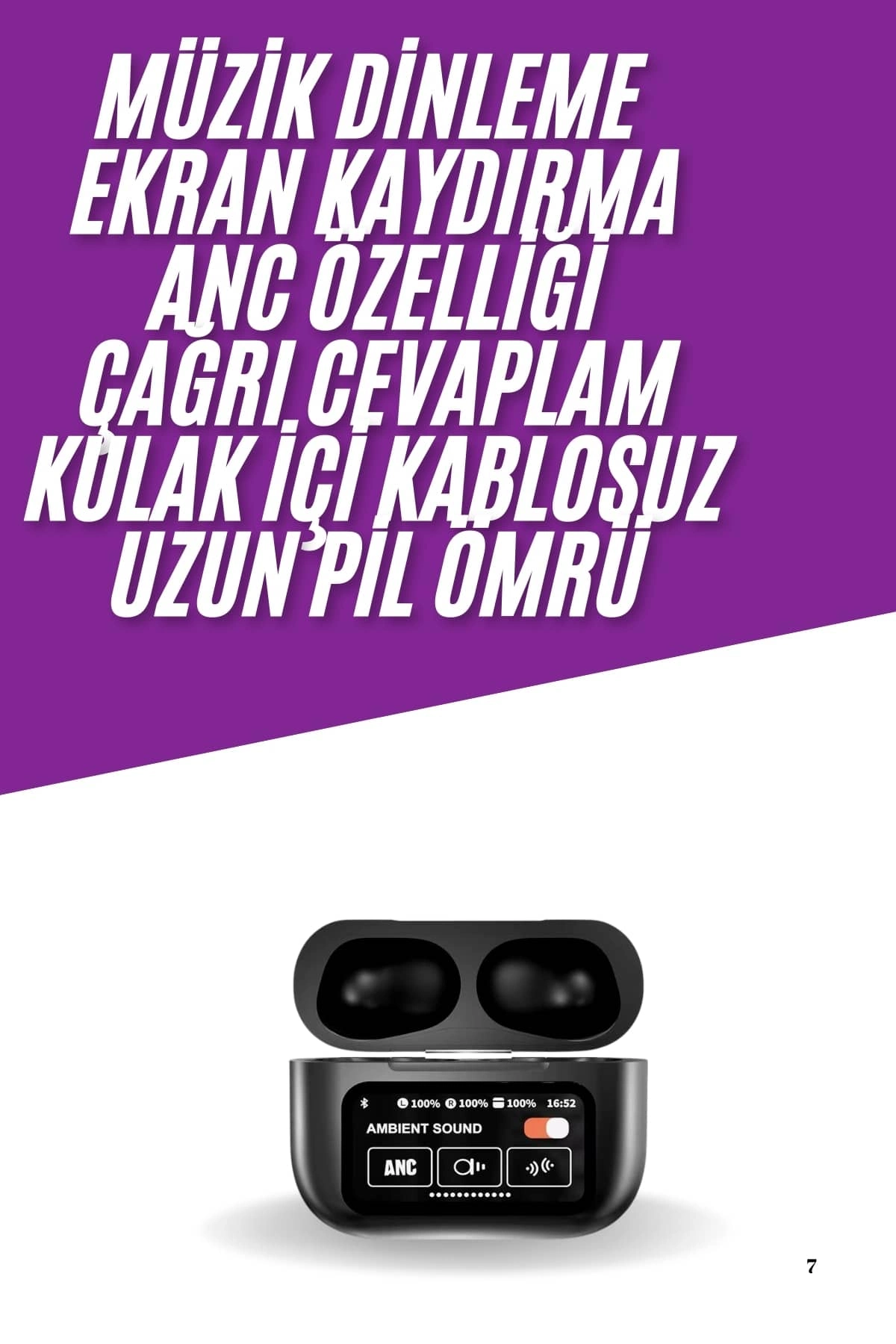 Yeni Nesil Dokunmatik Ekran Kulaklık 2025 Yüksek Ses Kalitesi