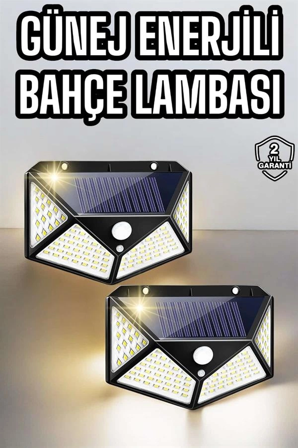 Şık Tasarımlı Güneş Enerjili Bahçe Işığı 1 Adet