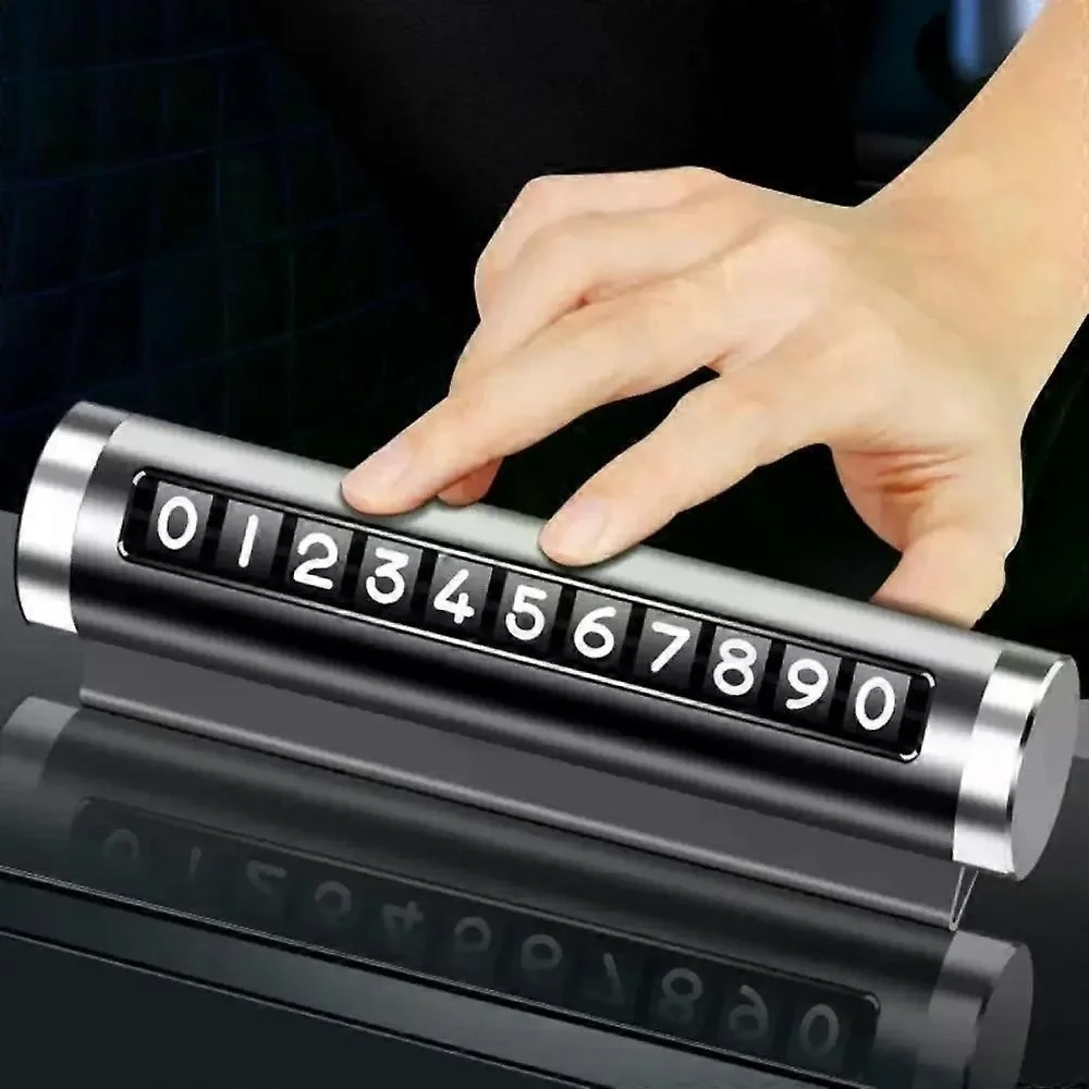 Renkli Metal Alüminyum Telefon Numarası Plaka 11 Haneli Araç Aksesuarı