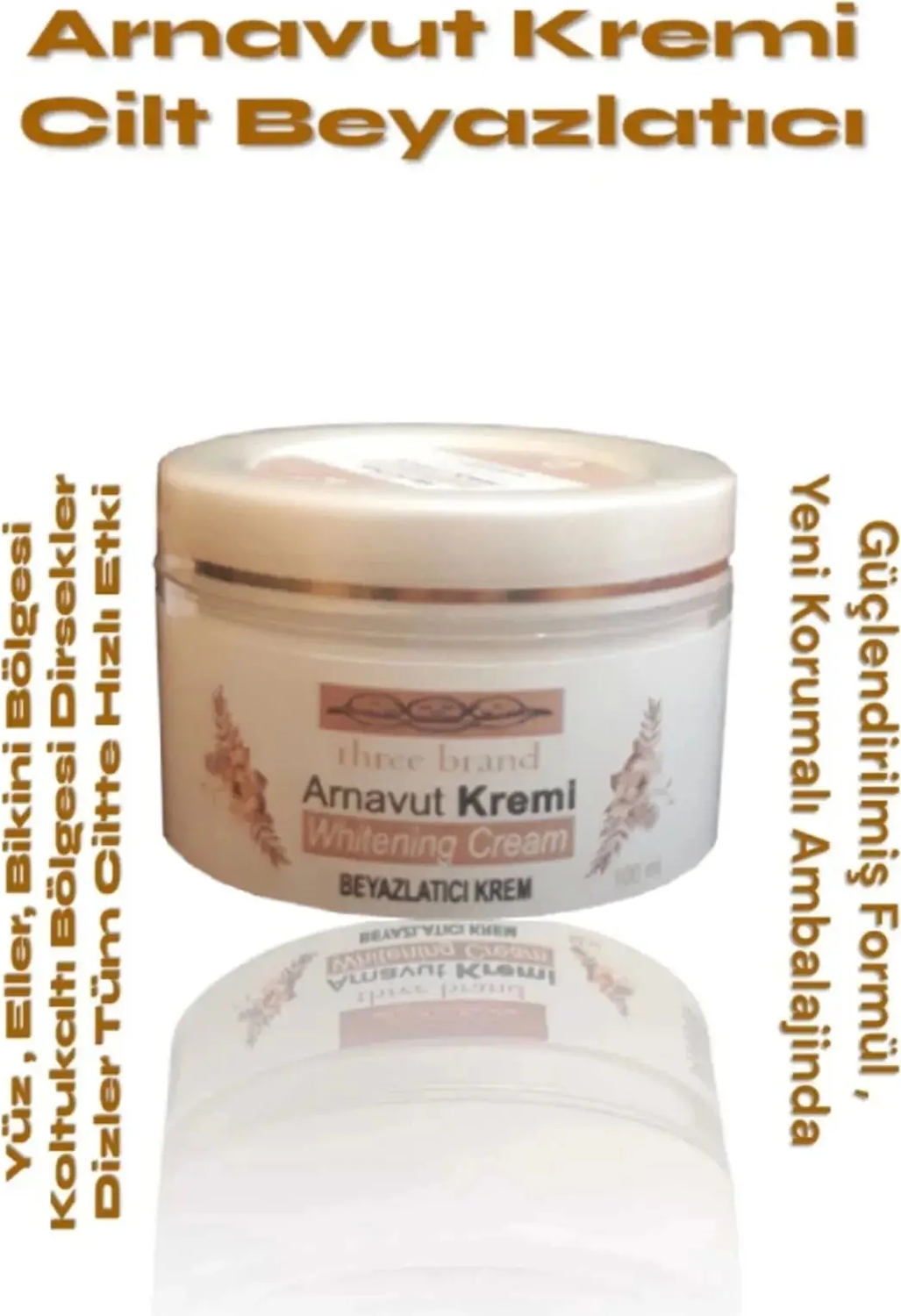 Süper Whitening Cream Arnavut Kremi  Krem 100 ml x 3 Adet