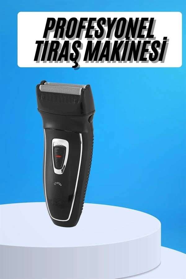 Ergonomik Tıraş Makinesi 3 Farklı Başlık ile Seyahat İçin