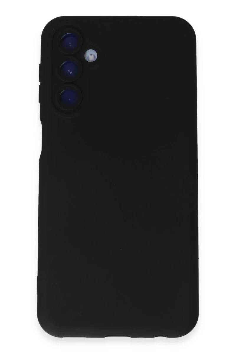 Samsung Galaxy M34 5G Uyumlu Kılıf Nano içi Kadife Silikon - Siyah