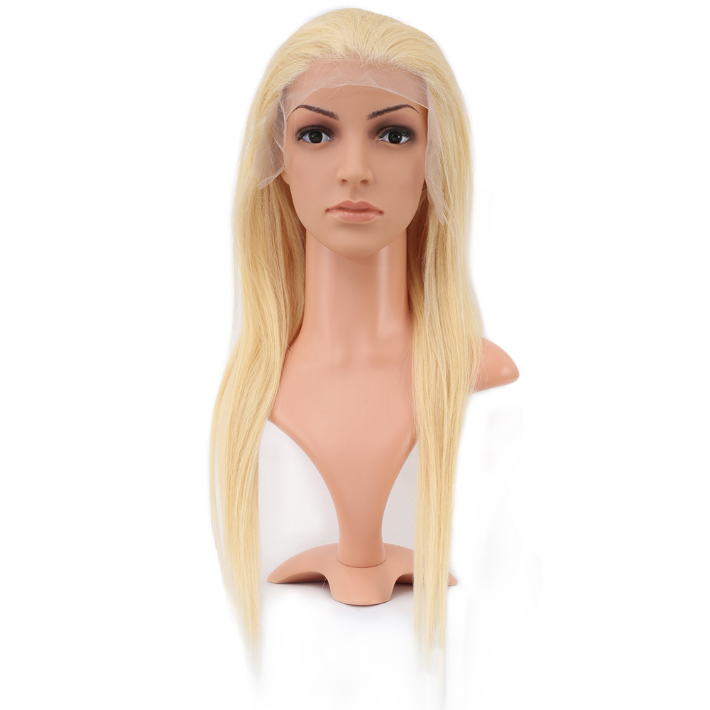 Gerçek Front Lace Düz Platin Tül Peruk - 60-65cm