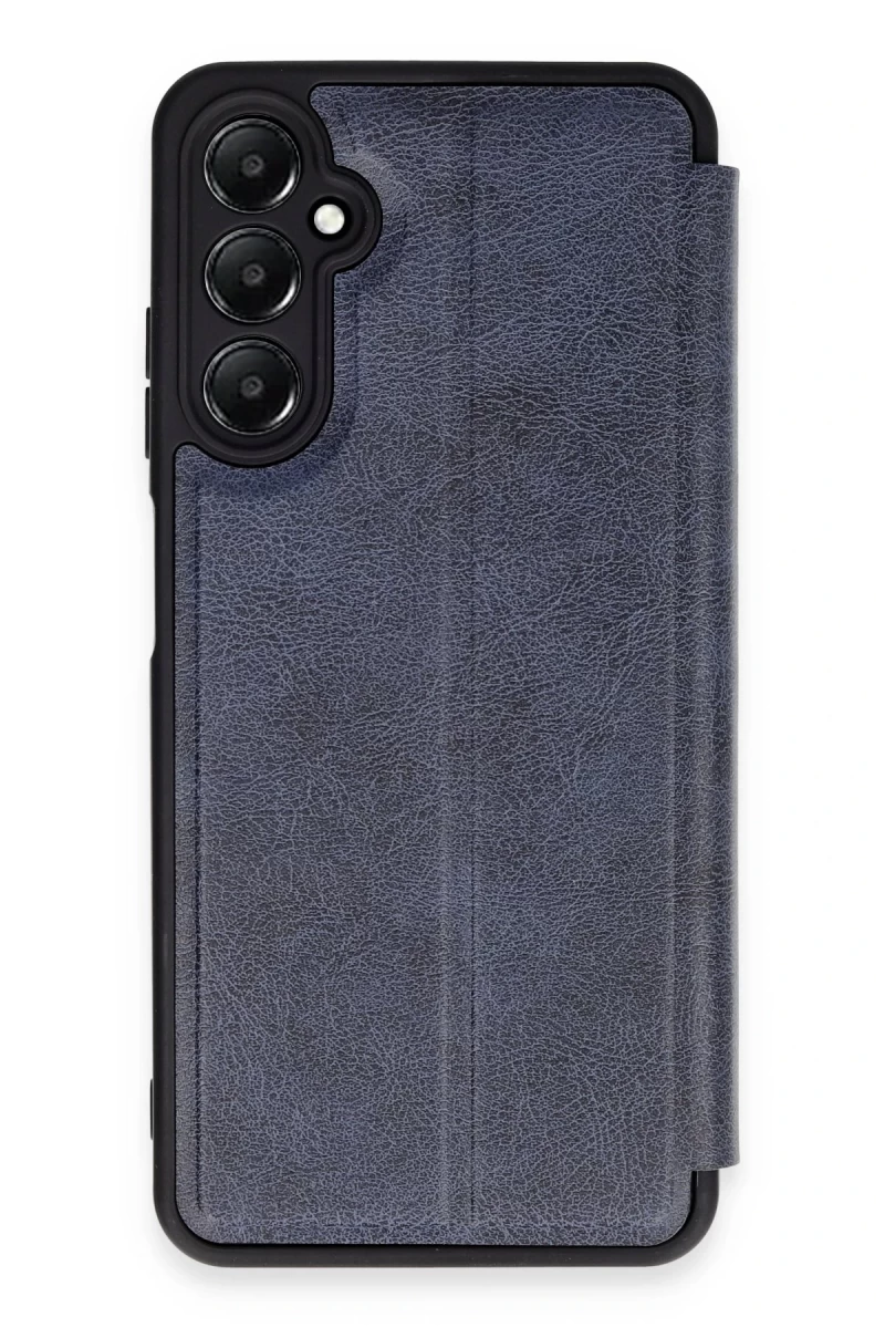 Samsung Galaxy A25 5G Uyumlu Kılıf Flip Cover - Lacivert