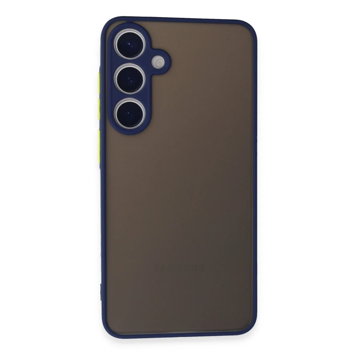 Samsung Galaxy S24 Kılıf Montreal Silikon Kapak - Lacivert