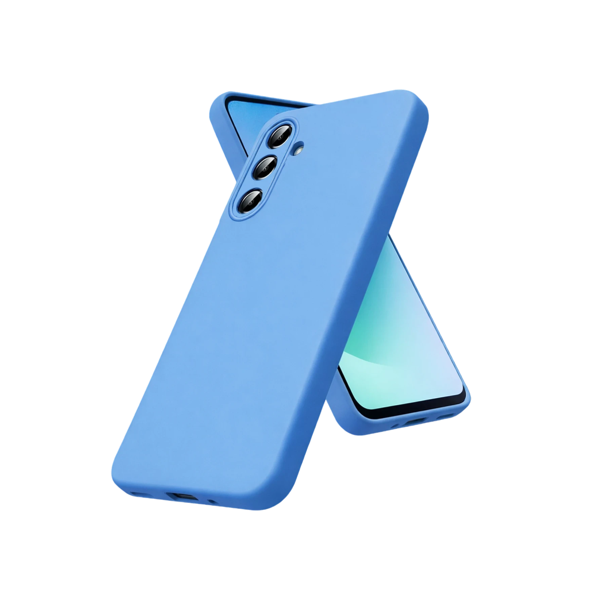 Samsung Galaxy S26 FE Nano içi Kadife Silikon - Mavi