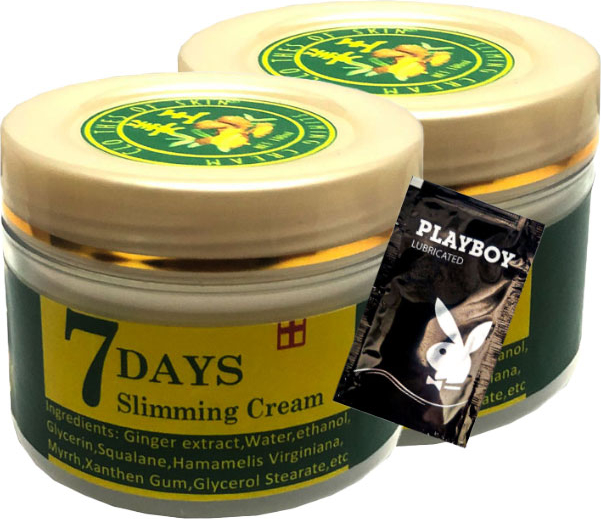 7 Days 2 Adet Ginger Miracle Slimming Cream  Yağlara Parçalayıcı Kremi XONEHE0380 100 ml + 1 Adet Jel Hediye