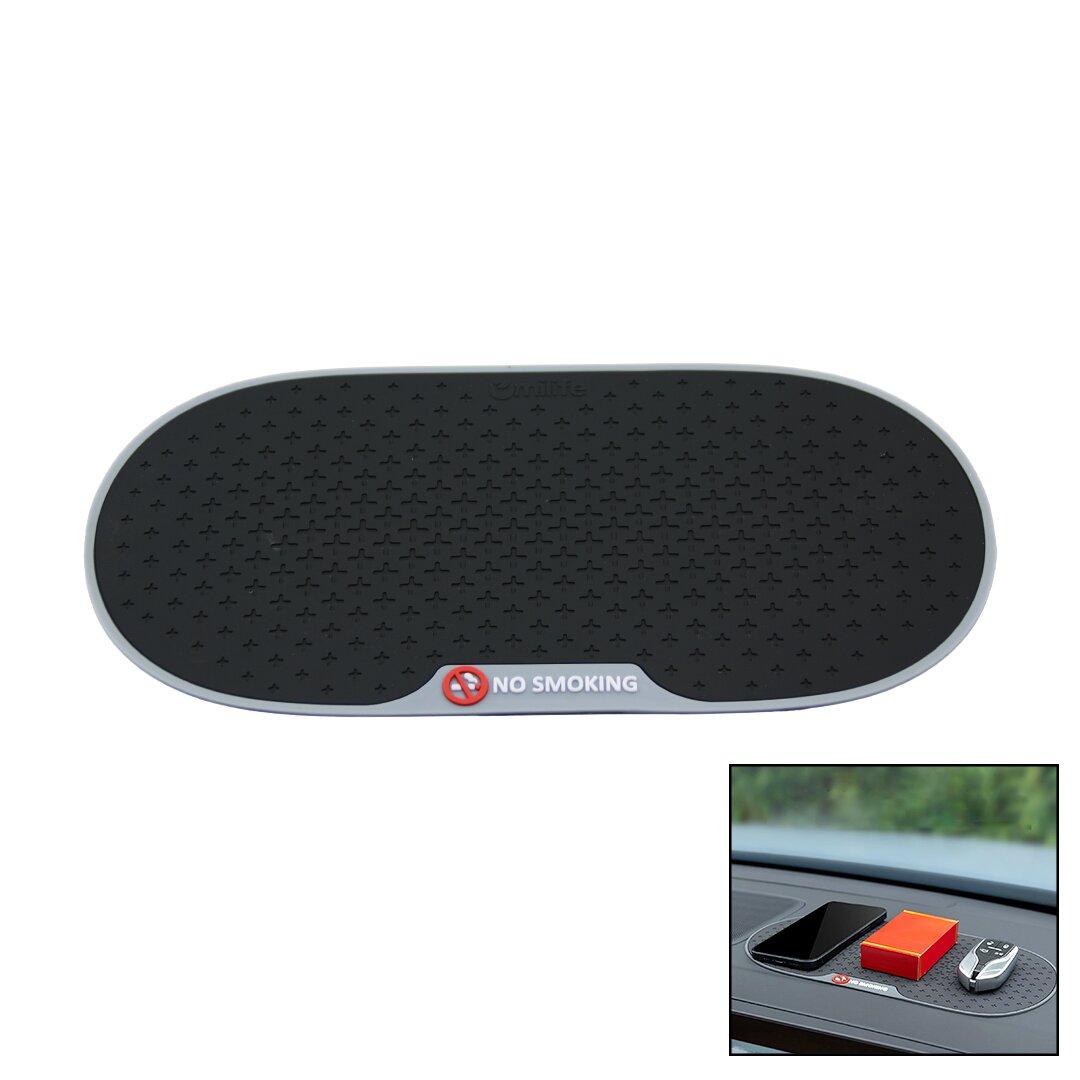 Telefon Tutucu - Silikon Oto - Araç İçi Torpido Kaydırmaz Organizer 29X14CM