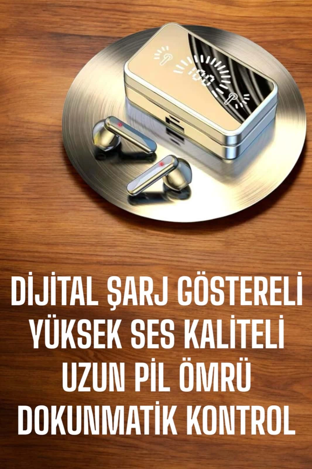 Yüksek Ses Kaliteli Bluetooth Kulaklık 10 Metre Bağlantı Mesafesi
