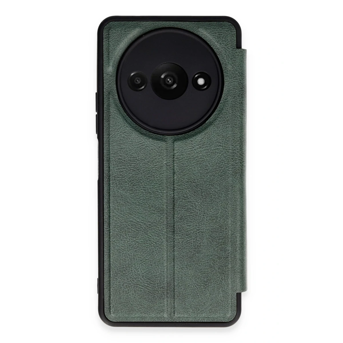 Xiaomi Redmi A3 4G Kılıf Flip Cover - Koyu Yeşil
