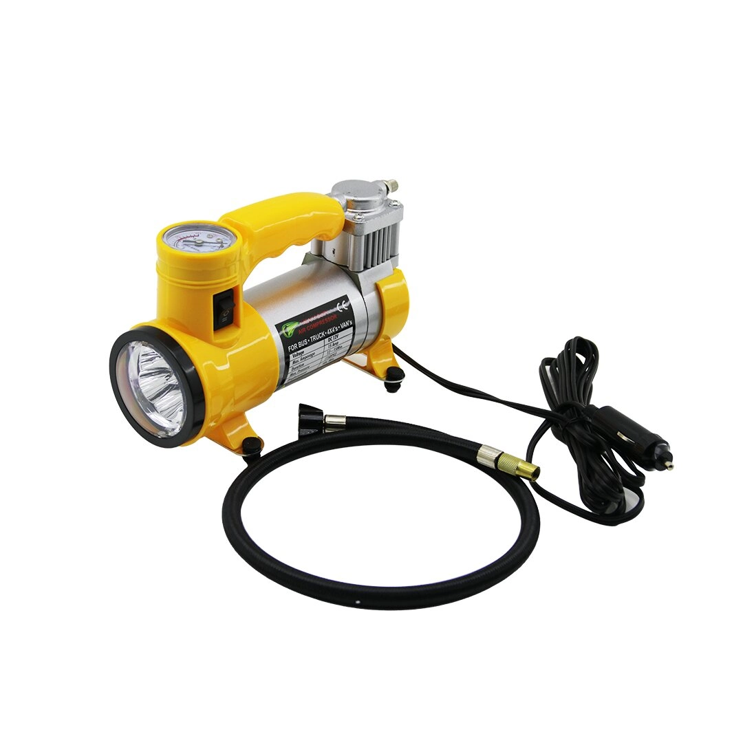 Araç Hava Kompresörü 12V 150PSI Fenerli Çakmaklık Fişli