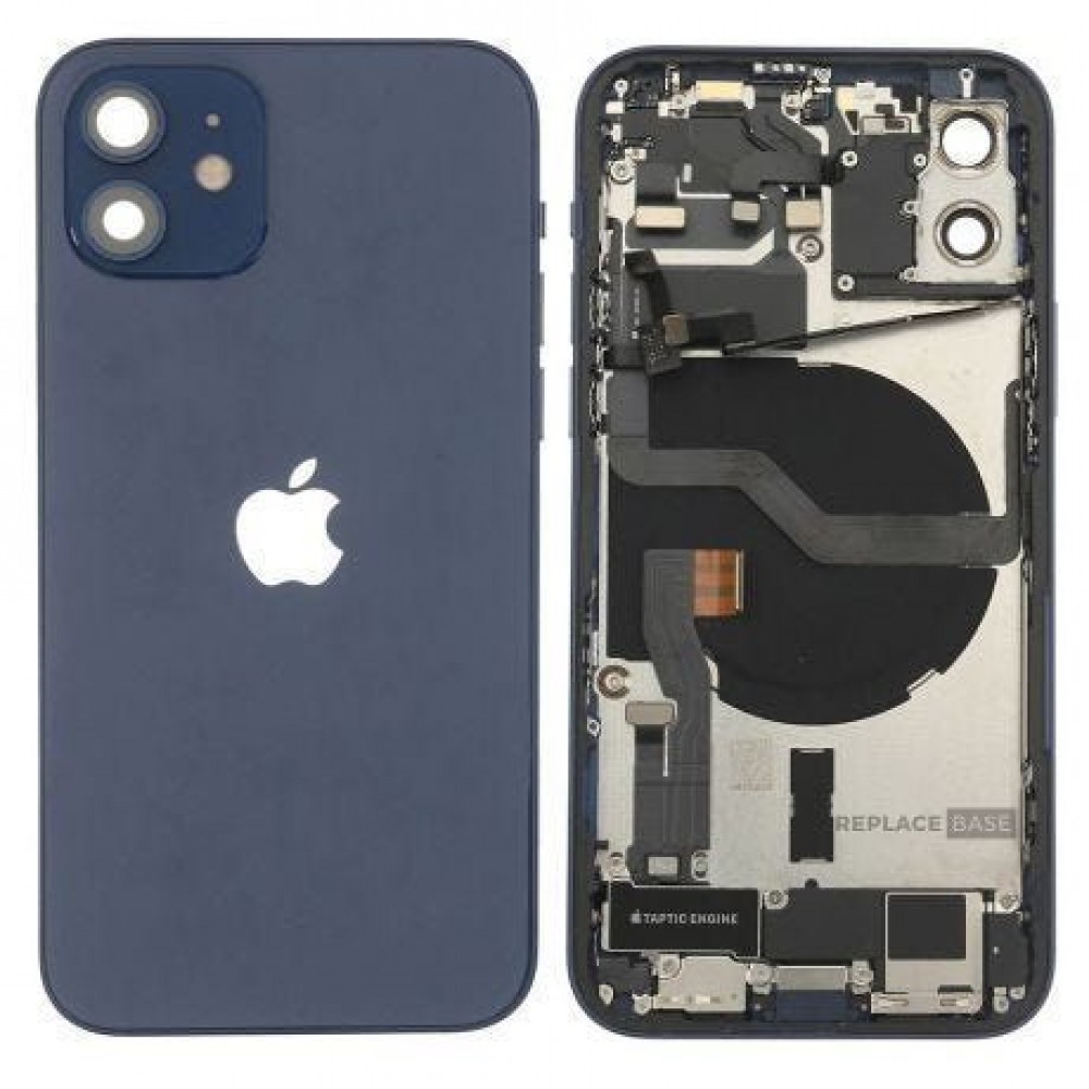 iPhone 12 Uyumlu FULL Dolu Kasa (Lacivert)