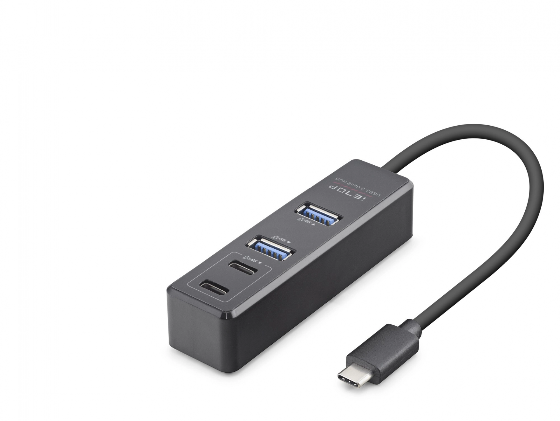 Kompakt 4 Port Type-C Hub 10 Gbps USB 3.2 Gen2