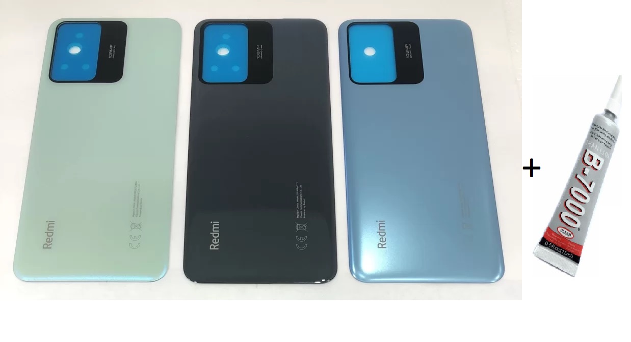 REDMİ NOTE 12S Uyumlu Arka Batarya Pil Kapağı İNCİ YEŞİLİ