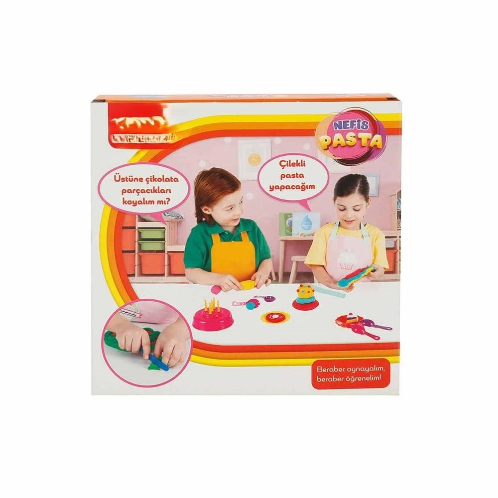 Eğlenceli Pasta Oyun Hamur Seti 200 g 17 Parça