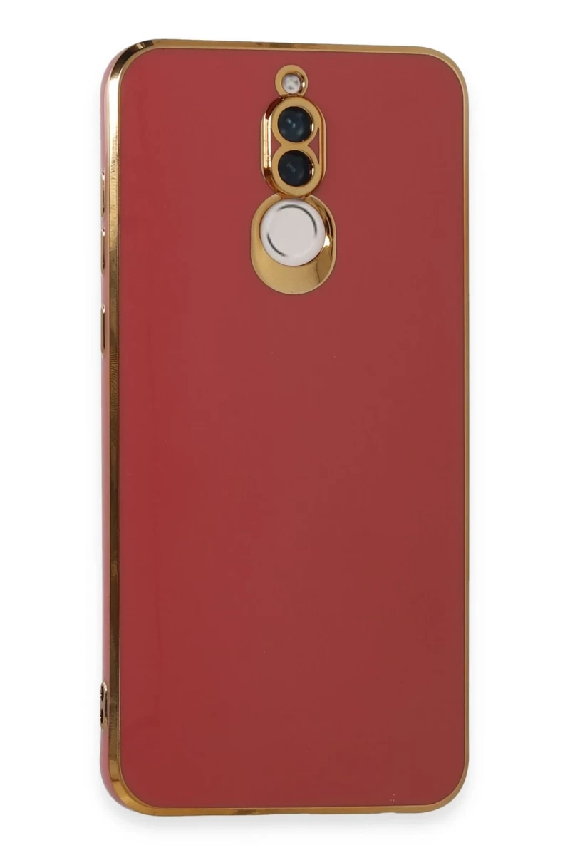 Huawei Mate 10 Lite Uyumlu Kılıf Volet Silikon - Kırmızı