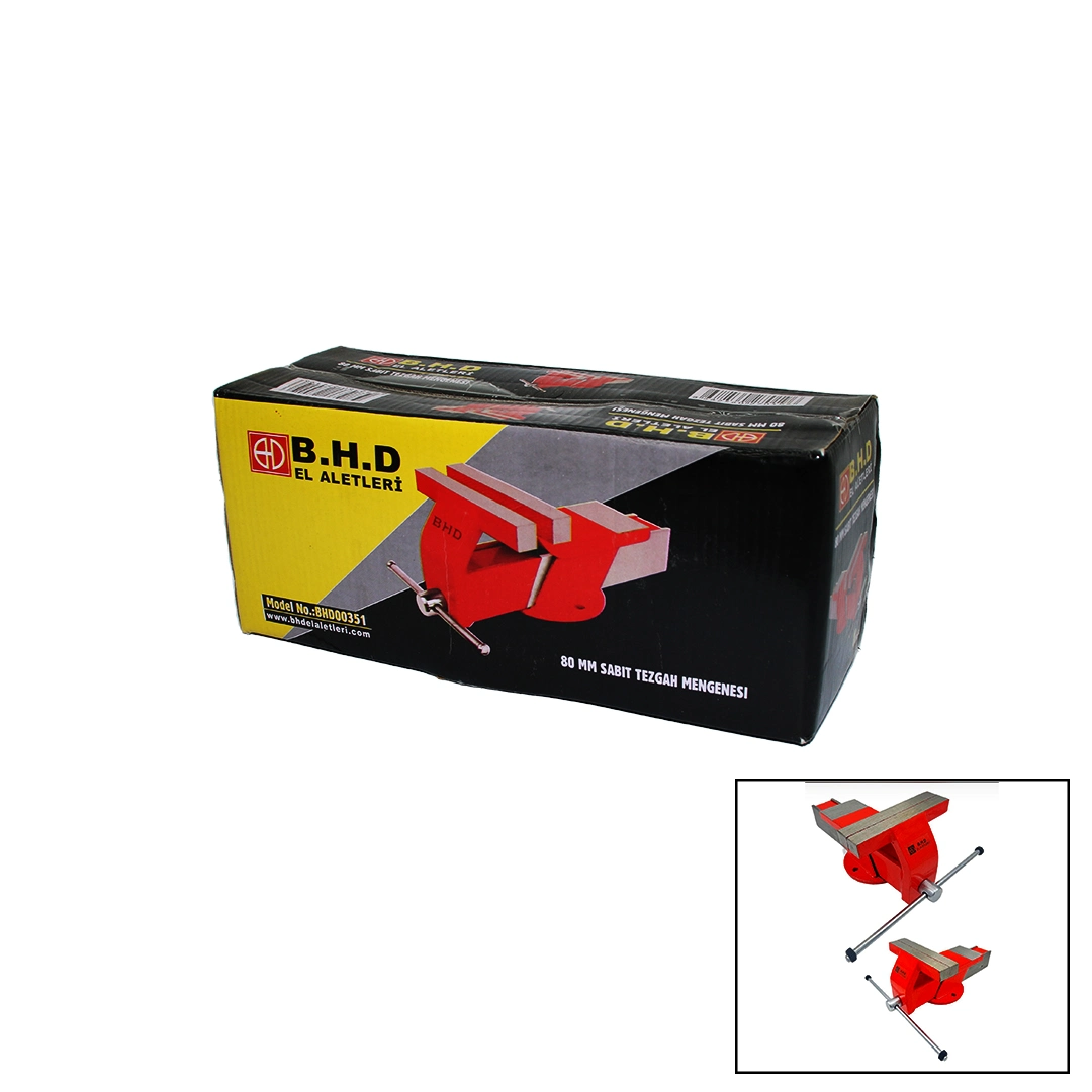 Sabit Tezgah Mengene 80mm Kullanım Kolaylığı