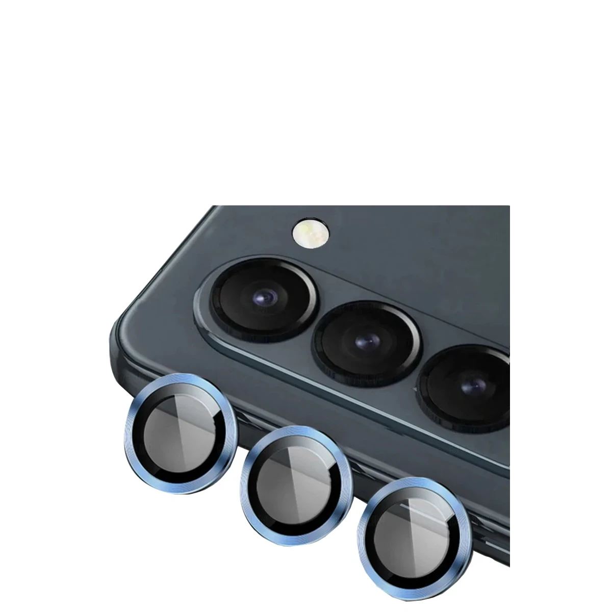 Samsung Galaxy Z Fold 5 Valdez Metal Kamera Lens - Mavi