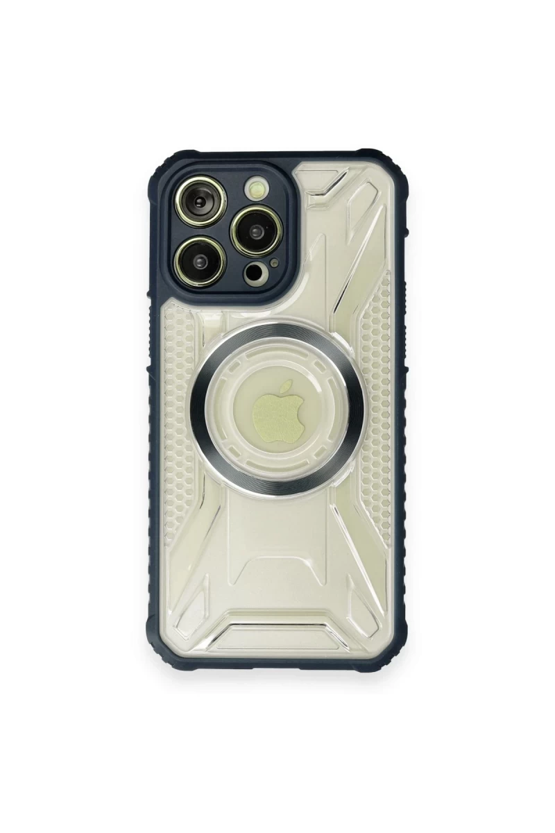 Apple iPhone 12 Pro Uyumlu Kılıf Prag Magneticsafe Kapak - Lacivert