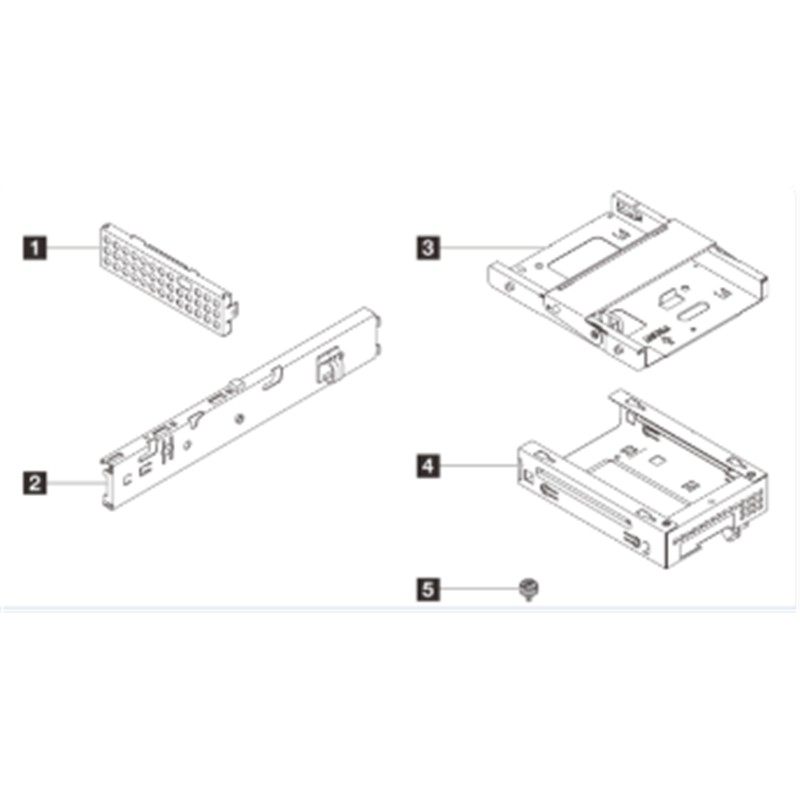 ST45 V3 1x3.5 HDD + ODD Cage Kit 4XF7A96626