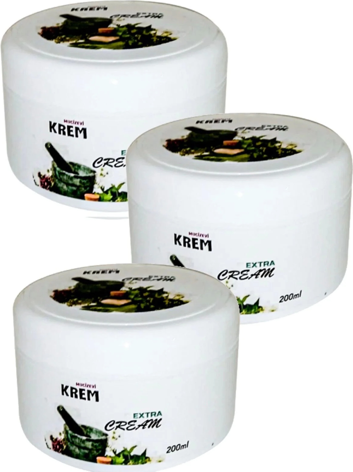 Muzicevi Krem Bakım Kremi 200 ml x 3 Adet