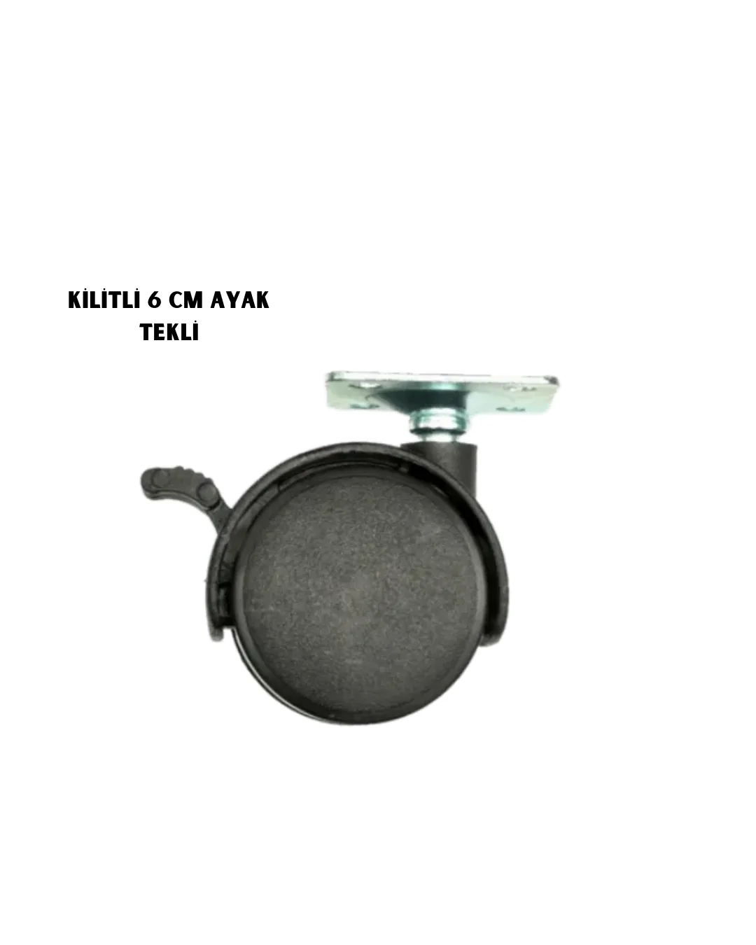 Kilitli 6CM Ayak Tekli