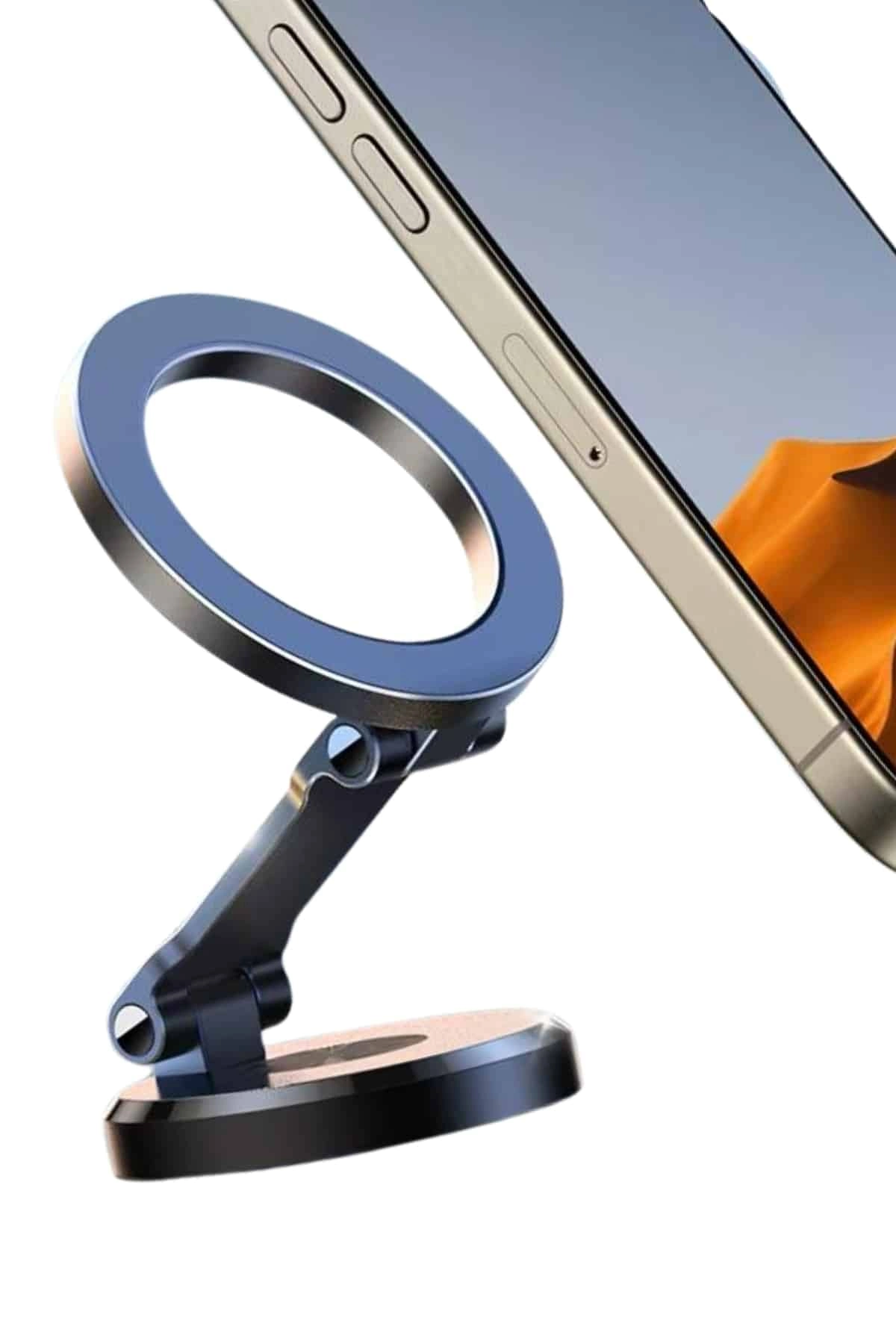 Manyetik Araç İçi Telefon Tutucu iOS Uyumlu 360 Derece Döner
